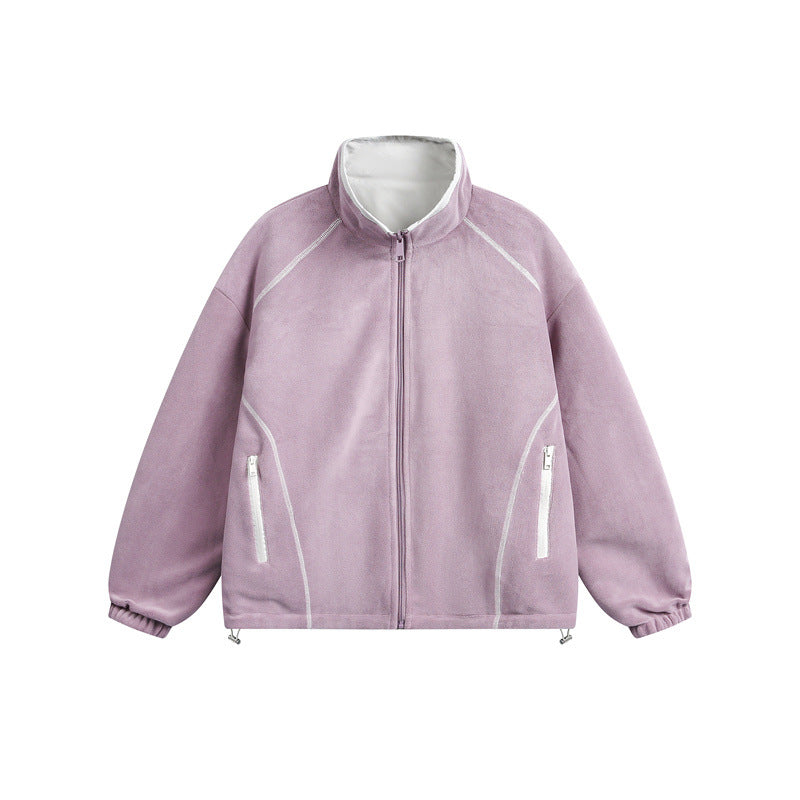 Men's & Women's Loose Fit Zip-Up Jacket